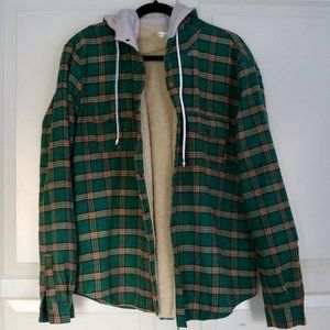 Green Flannel Jakcet